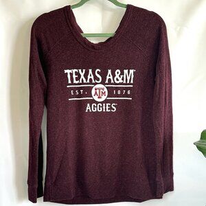 Women’s Texas A&M Campus Couture Sweater – Maroon – Small